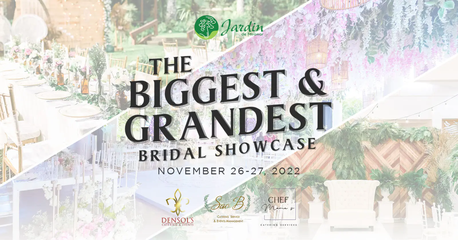 Jardin de Miramar’s Bridal Showcase: The Biggest & Grandest Food Tasting Event of 2022!