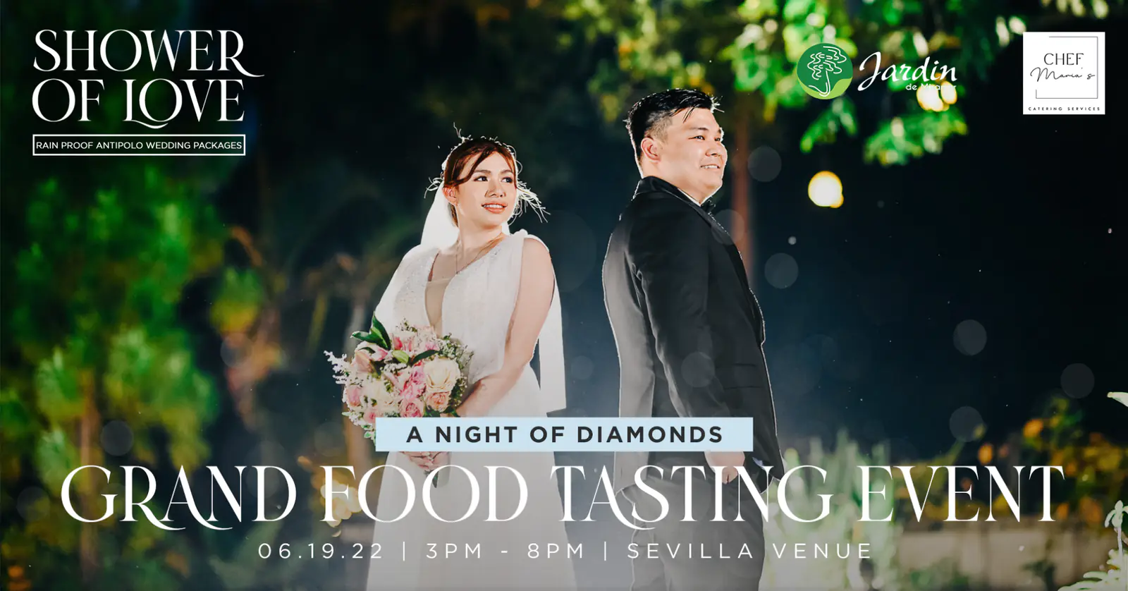 Chef Maria’s catering’s A Night of Diamonds Grand Food Tasting Event