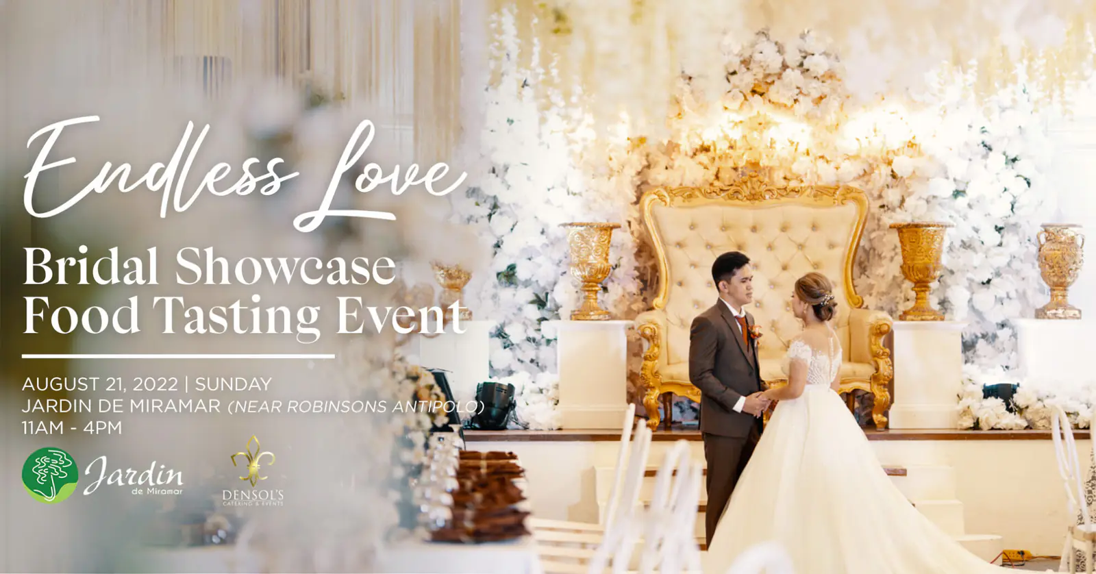 Densol’s Catering’s ENDLESS LOVE Bridal Showcase at Jardin