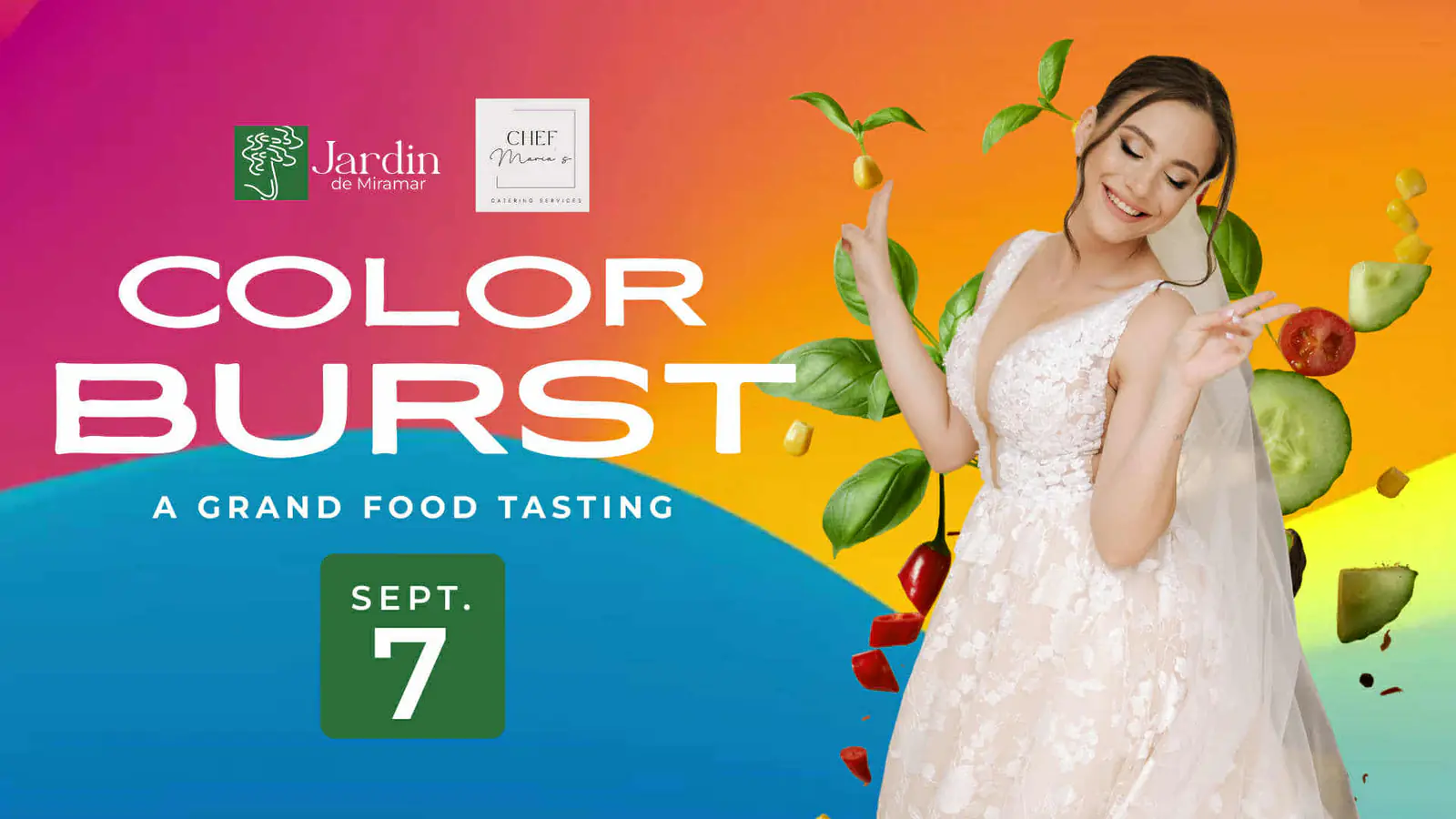 COLOR BURST: Chef Maria’s Grand Food Tasting Event