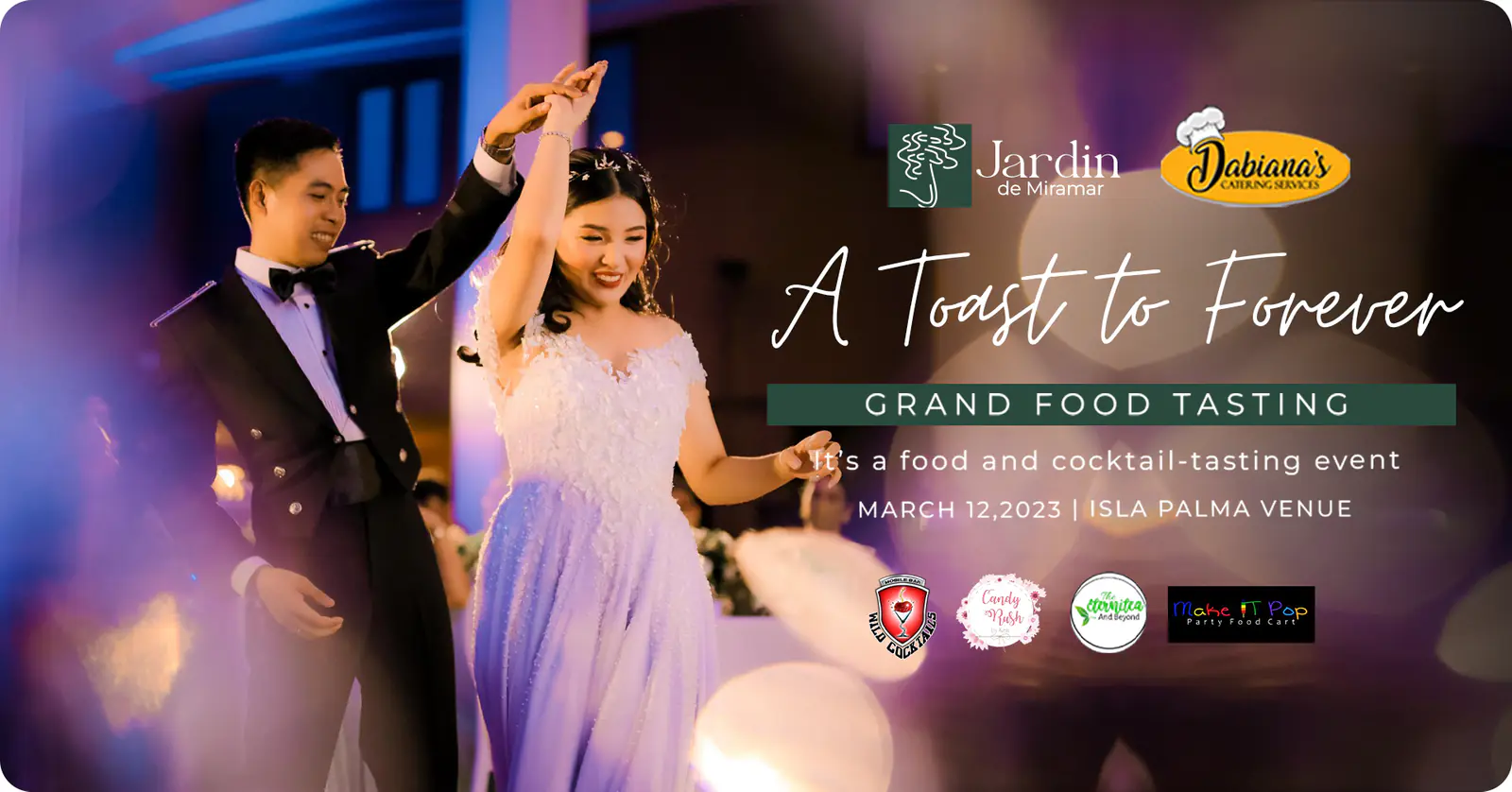 Jardin de Miramar and Dabiana’s Catering A Toast to Forever